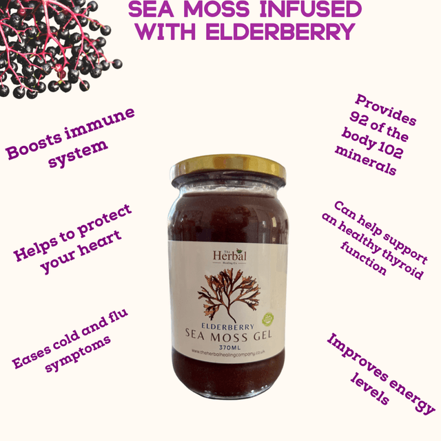 Elderberry Organic Wildcrafted Sea Moss Gel