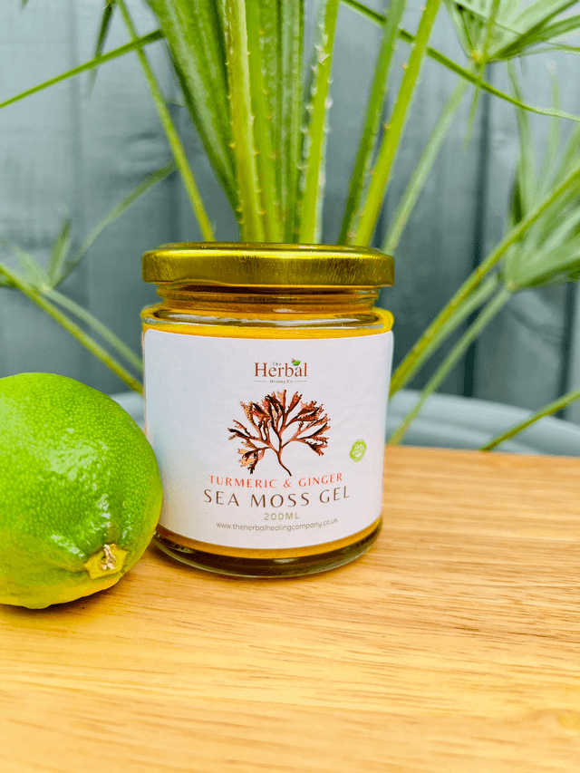 Turmeric & Ginger Organic  Wildcrafted Sea Moss